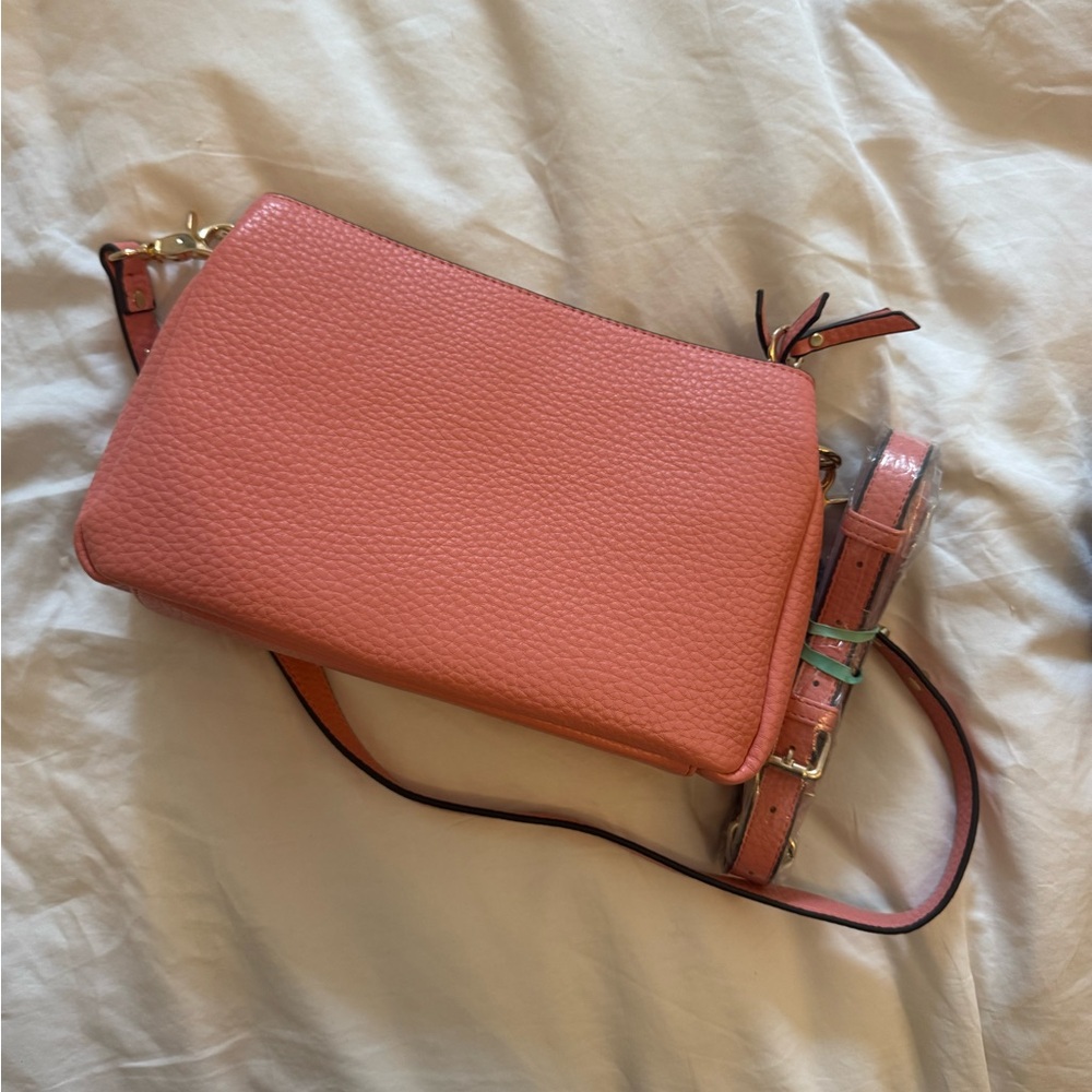 Chic Coral Crossbody Bag